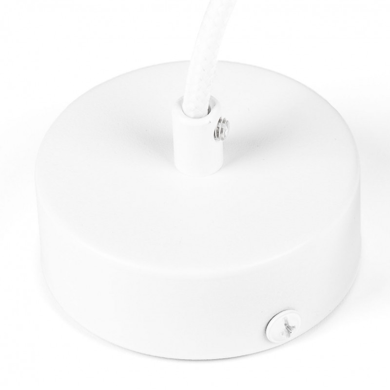 Cable protection, white metal cable lock, strain relief Kolorowe Kable