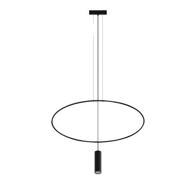 HOLAR black hanging lamp 1 oval frame THORO