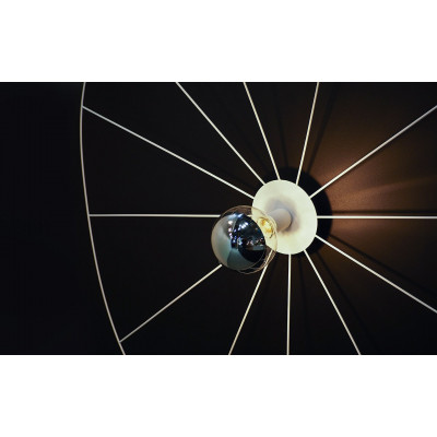 Asymmetric hanging lamp ESKOLA L hat diameter 70cm THORO