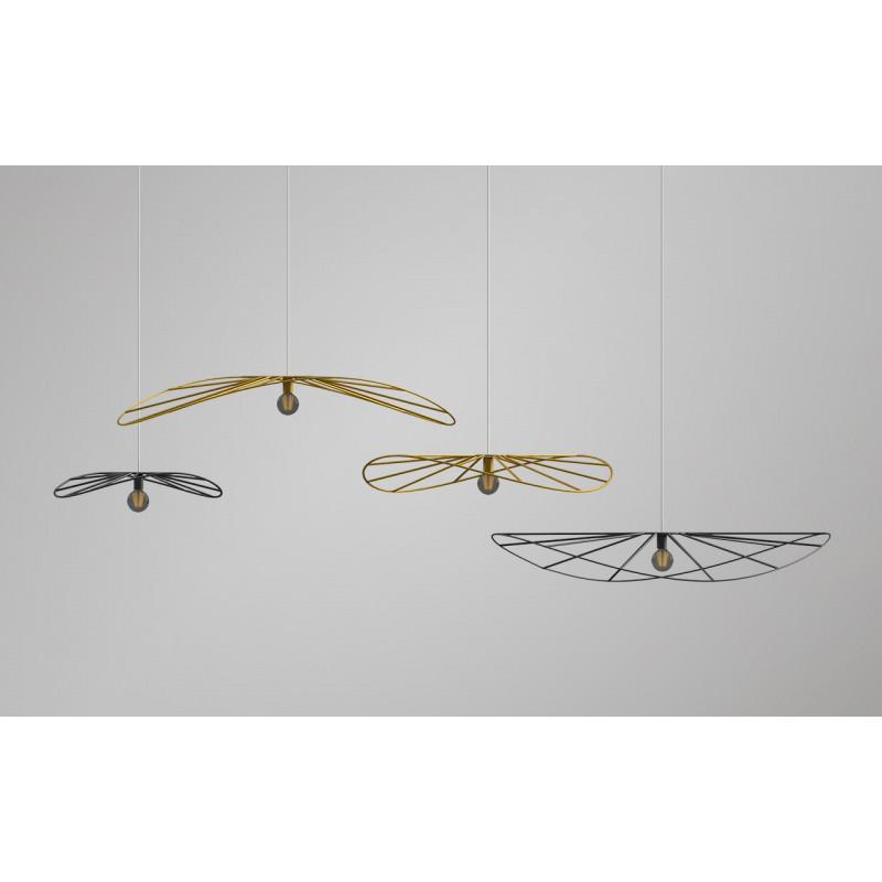 Asymmetric hanging lamp ESKOLA L hat diameter 70cm THORO