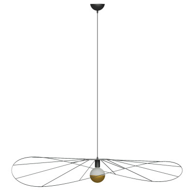 Asymmetric hanging lamp ESKOLA L hat diameter 140cm THORO