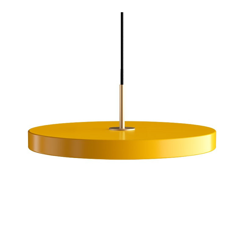 Lampa Asteria saffon yellow z panelem LED UMAGE (VITA Copenhagen) - bordowy
