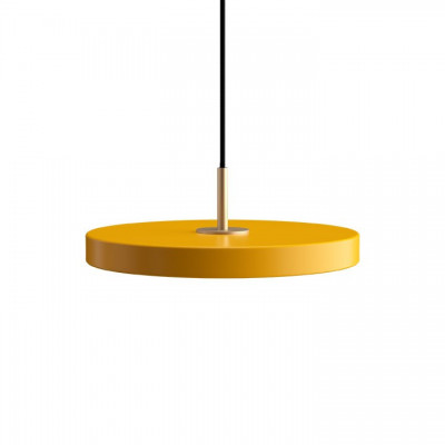 Lampa Asteria Mini saffon yellow z panelem LED UMAGE - żółta