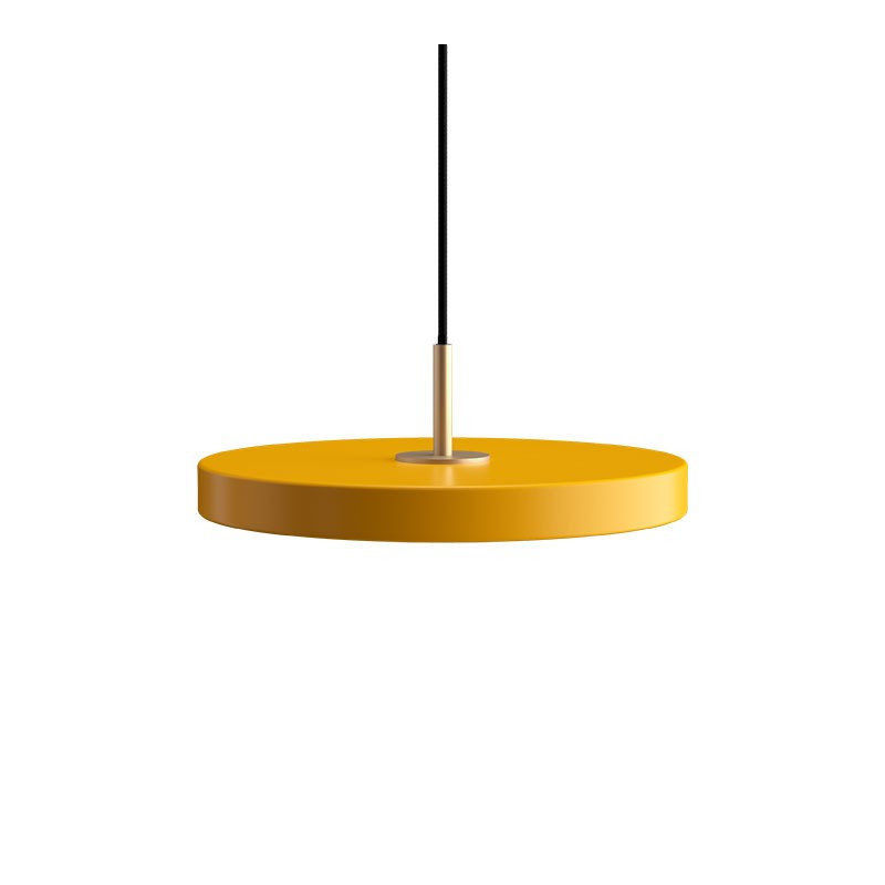 Lampa Asteria Mini saffon yellow z panelem LED UMAGE - żółta