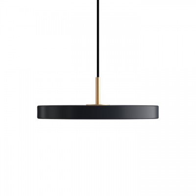 Asteria Mini anthracite gray lamp with LED panel UMAGE - grey