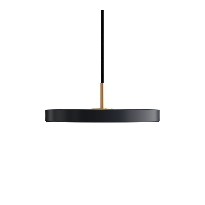 Asteria Mini anthracite gray lamp with LED panel UMAGE - grey