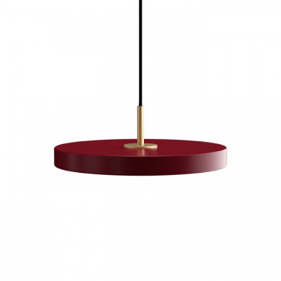 Asteria Mini ruby red lamp with LED panel UMAGE