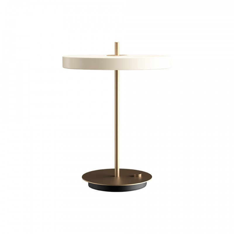 Lampa na stolik Asteria Table pearl white UMAGE zintegrowany panel LED 37W - perłowa biel