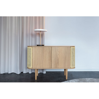 Asteria Table pearl white table lamp integrated 37W LED panel UMAGE - pearl white