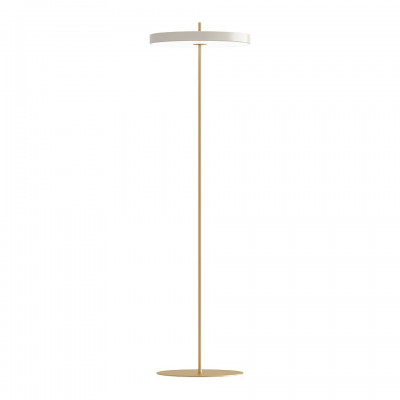 Lampa podłogowa Asteria Floor pearl white UMAGE zintegrowany panel LED 24W - perłowa biel