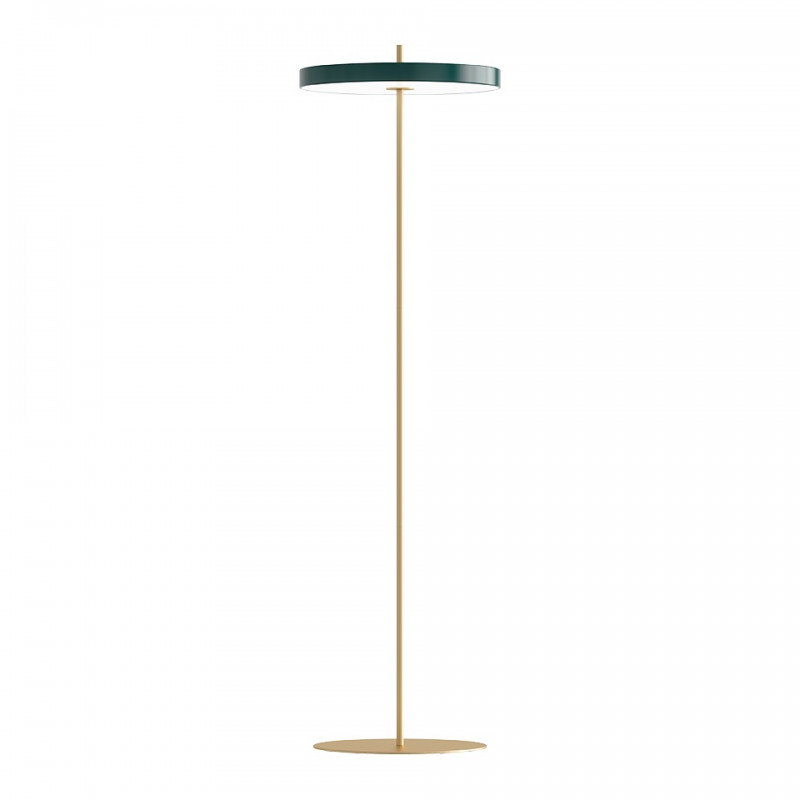 Asteria Floor forest green UMAGE floor lamp integrated 24W LED panel