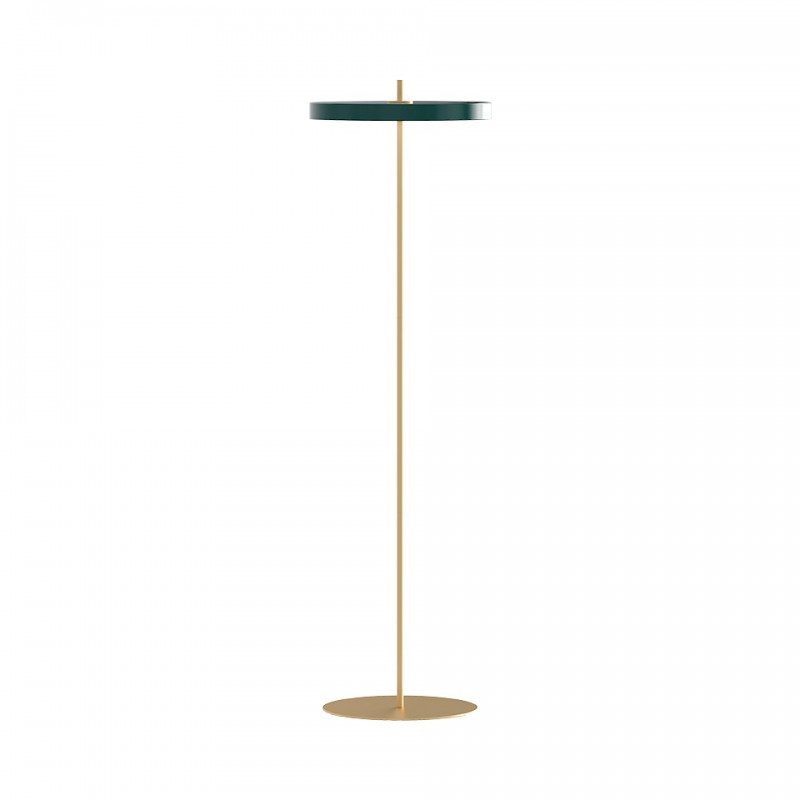Asteria Floor forest green UMAGE floor lamp integrated 24W LED panel