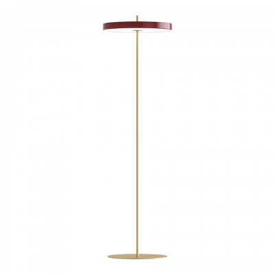 Asteria Floor ruby red floor lamp integrated 24W LED panel UMAGE
