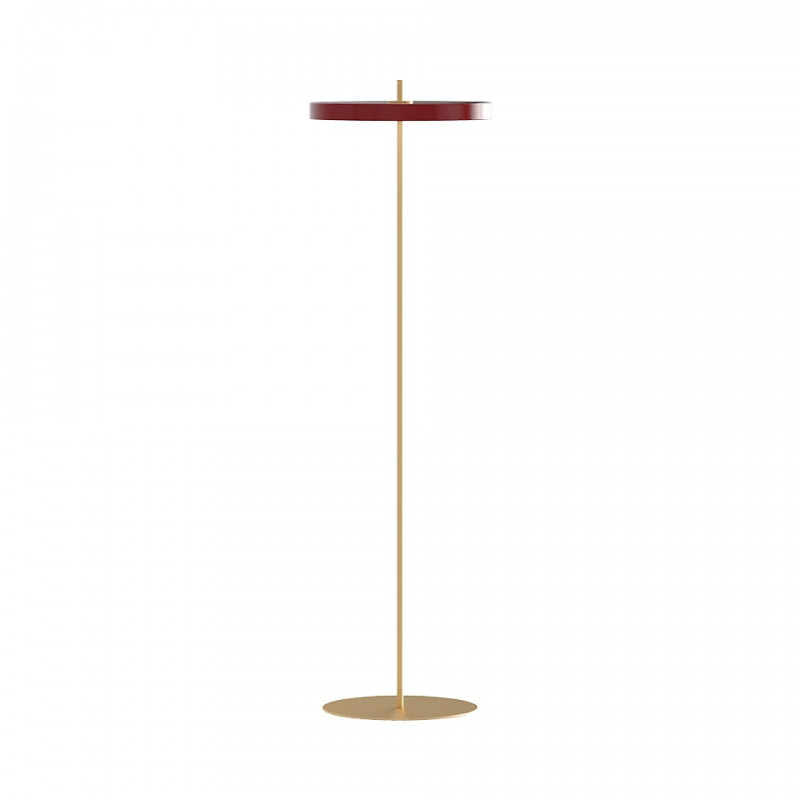 Asteria Floor ruby red floor lamp integrated 24W LED panel UMAGE