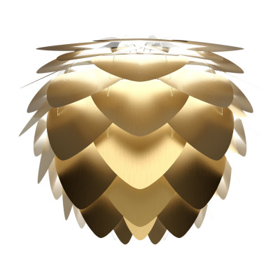 Lampshade Aluvia medium brushed brass UMAGE brushed brass