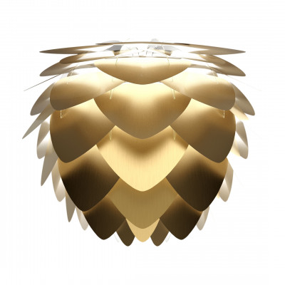Lampshade Aluvia medium brushed brass UMAGE brushed brass