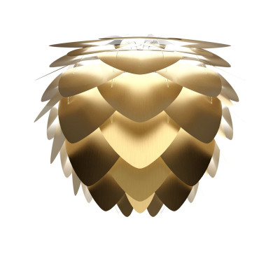 Lampshade Aluvia medium brushed brass UMAGE brushed brass
