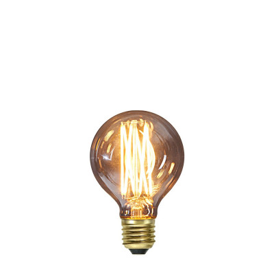 VINTAGE GOLD bursztynowa żarówka LED ściemnialna G80 3,7W 1800K Star Trading