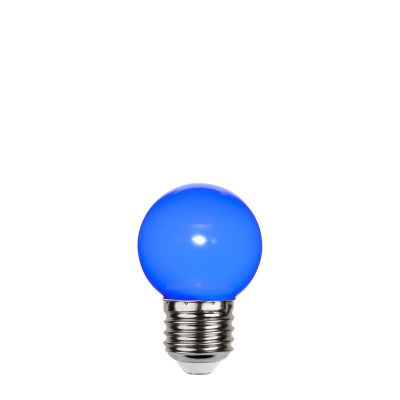 Blue plastic garland light bulb LED 45mm 1W blue Star Trading