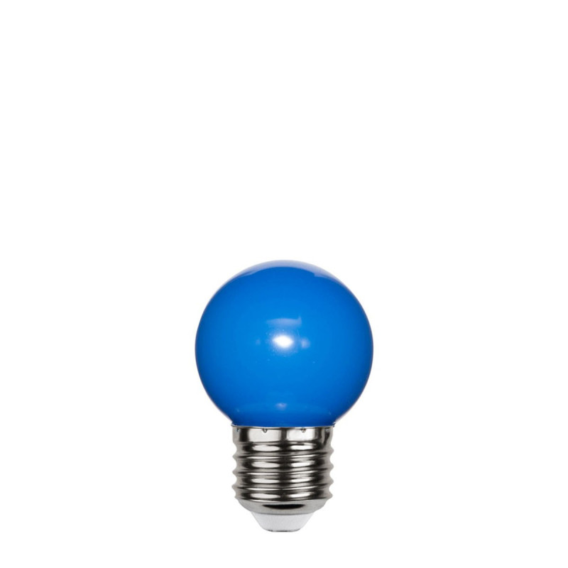 Blue plastic garland light bulb LED 45mm 1W blue Star Trading