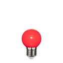 Red plastic garland light bulb LED 45mm 1W red Star Trading