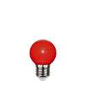 Red plastic garland light bulb LED 45mm 1W red Star Trading