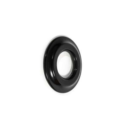 Rustic ceramic frame for flush-mounted equipment - simple black frame Kolorowe Kable