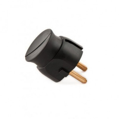 Plastic plug black
