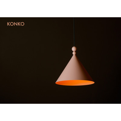 Pink pendant lamp KONKO MONO Dirty Pink LOFTLIGHT
