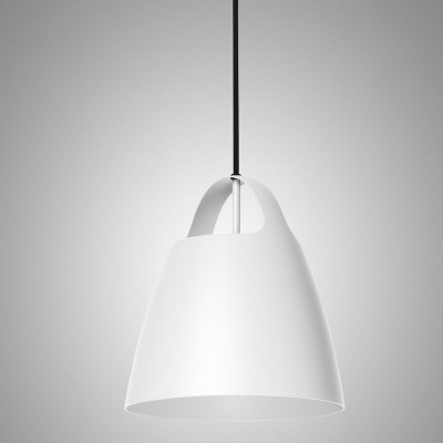 Biała lampa wisząca BELCANTO  28cm LOFTLIGHT
