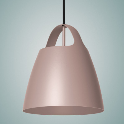 blue indigo pendant lamp KONKO Bright White shade diameter 30cm LOFTLIGHT