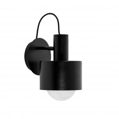 ENKEL Czarna lampa ścienna / KINKIET