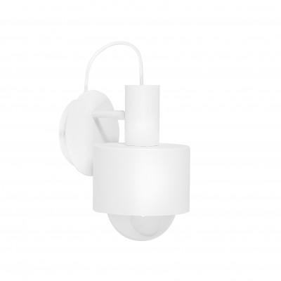 White ENKEL KINKIET wall lamp with adjustable lighting direction UMMO