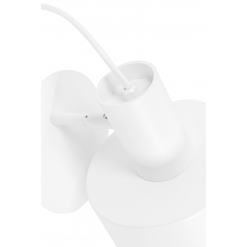 White ENKEL KINKIET wall lamp with adjustable lighting direction UMMO