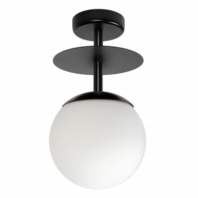 PLAAT B czarny plafon / lampa przysufitowa
