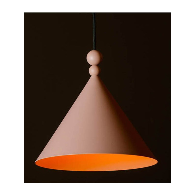 Pink pendant lamp KONKO MONO Dirty Pink 45cm LOFTLIGHT
