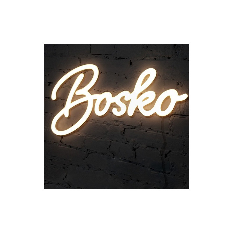 Illuminated lettering BOSKO Ledon lamp Twórczywo