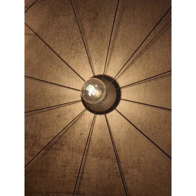 Asymmetric hanging lamp ESKOLA L hat diameter 70cm THORO