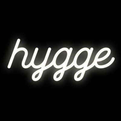 Świecący napis Hygge 75cm x 30cm Ledon TWÓRCZYWO