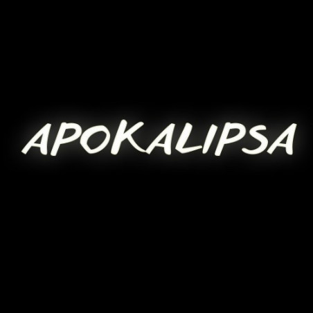 Świecący napis APOKALIPSA 100cm x 13cm Ledon