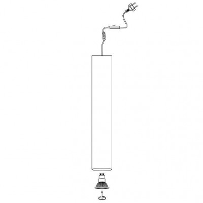 Lampa wisząca RUBEN Wisząca 1L czarna MARKSLOJD