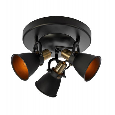 ALTON Ceiling lamp 3L black MARKSLOJD