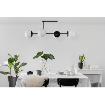 Decorative black ceiling lamp KOP D black plafond UMMO