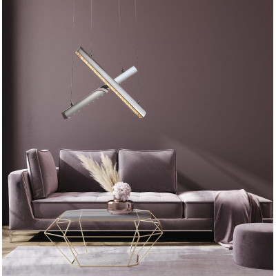 Pendant lamp ALIKANTE II CR Auhilon Deco Lighting