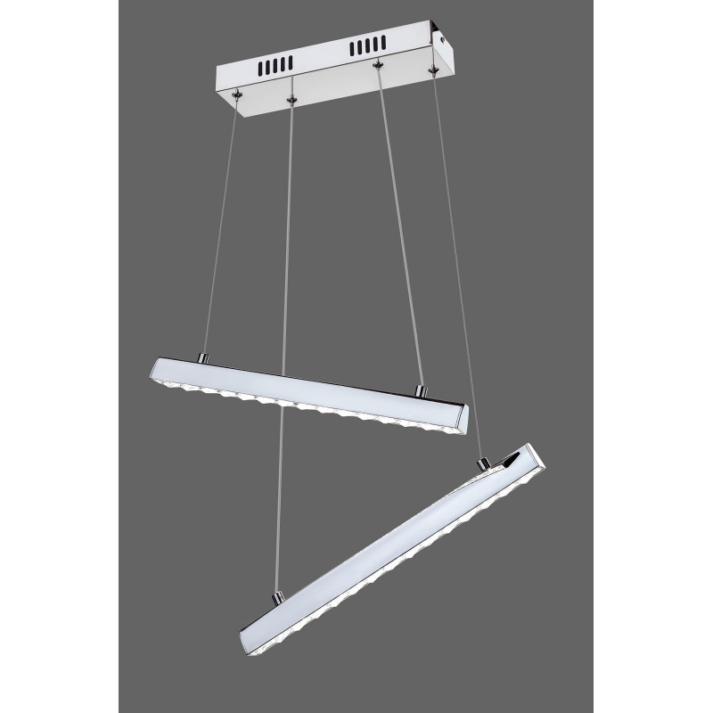 Pendant lamp ALIKANTE II CR Auhilon Deco Lighting