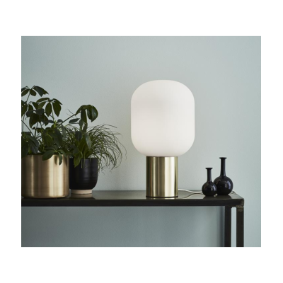 Lampa Stołowa BROOKLYN BROOKLYN 1L 44cm Mosiądz/Biały Markslojd