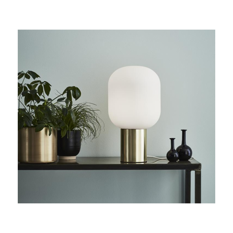 BROOKLYN BROOKLYN Table 1L 44cm Brass / White Markslojd