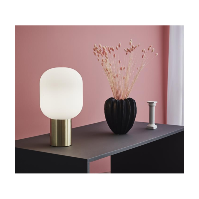 Lampa Stołowa BROOKLYN BROOKLYN 1L 44cm Mosiądz/Biały Markslojd