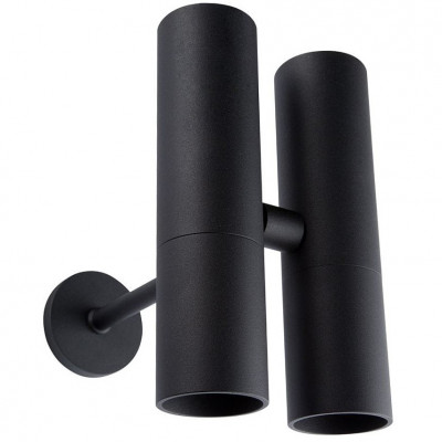 Ceiling lamp DECKER 2L 20W WH , black, Auhilon Deco Lighting wall lamp