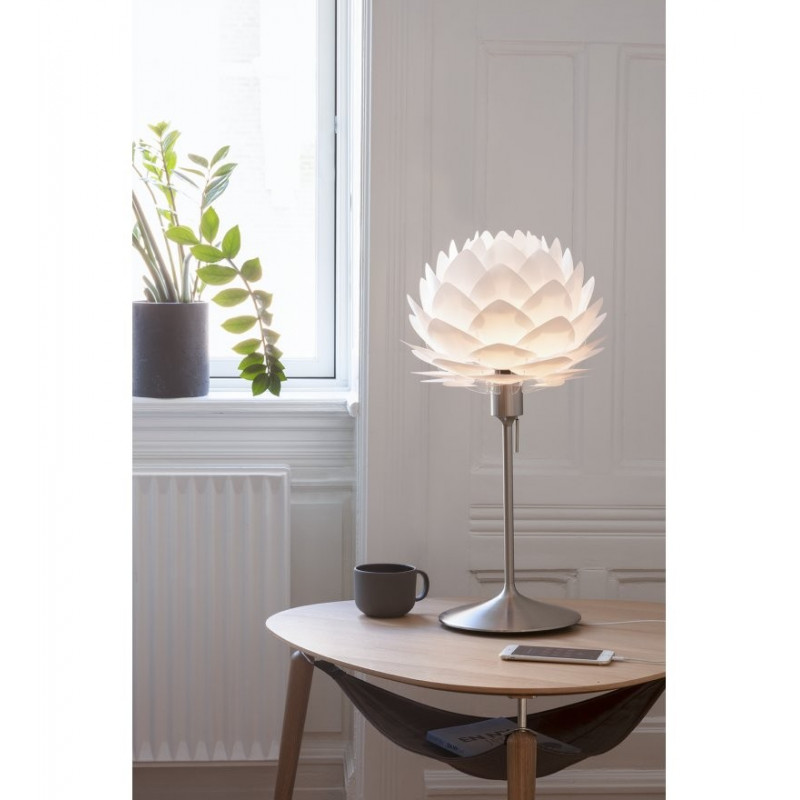 Lampa na stolik, PODSTAWA DO LAMP CHAMPAGNE TABLE BRUSHED STEEL UMAGE - SATYNOWY NIKIEL UMAGE